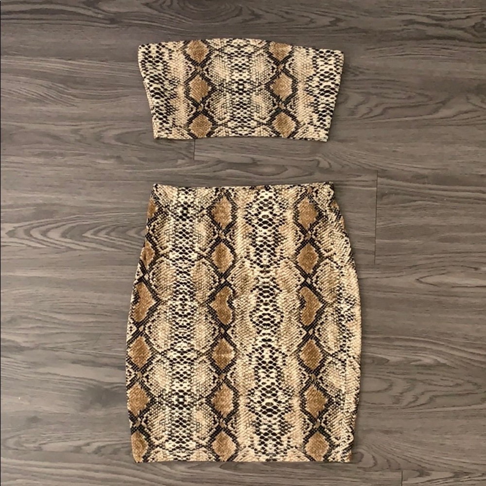 Snake Print Set